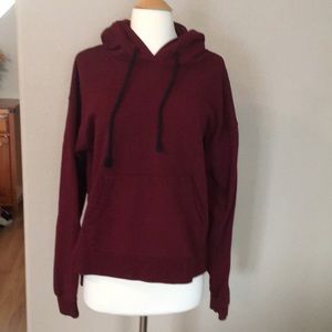 Hudson burgundy sweatshirt hoodie